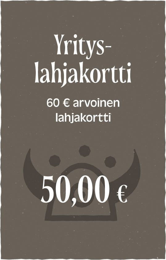 Viikinkien yrityslahjakortti 60€