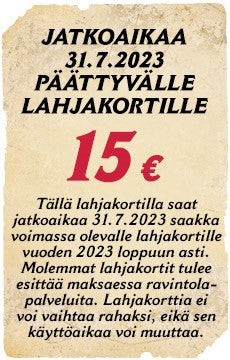 Jatkoaika
vuoden 2023 loppuun