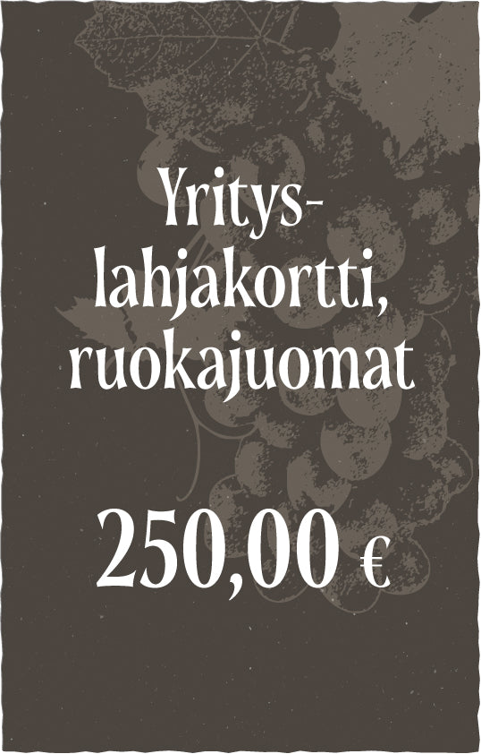 Yrityslahjakortti - Avoin ruokajuomakortti