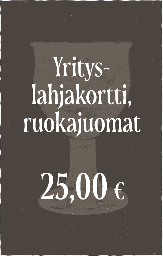 Yrityslahjakortti - Avoin ruokajuomakortti