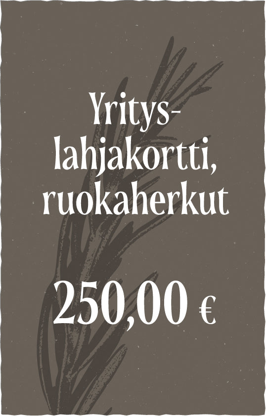 Yrityslahjakortti - Avoin ruokaherkkukortti