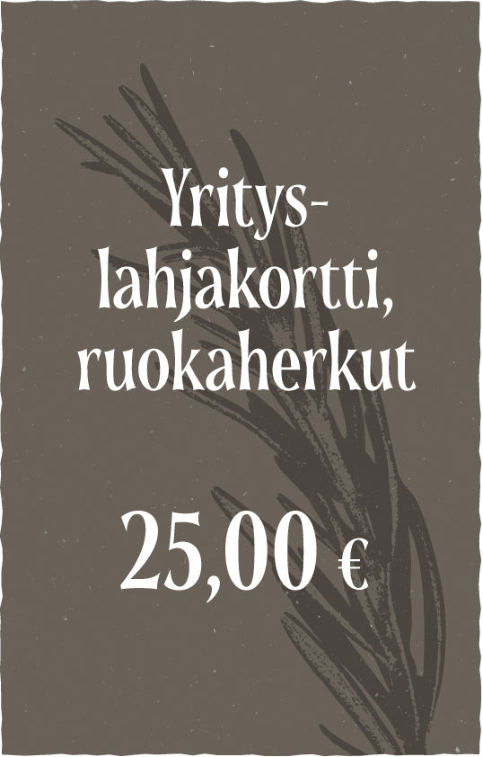 Yrityslahjakortti - Avoin ruokaherkkukortti