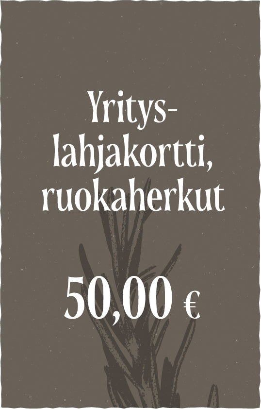 Yrityslahjakortti - Avoin ruokaherkkukortti