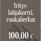 Yrityslahjakortti - Avoin ruokaherkkukortti